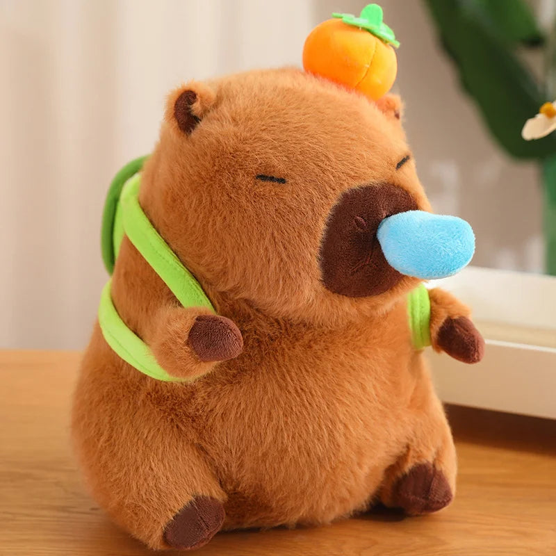 Plüschtiere Capybara Schildkröte – Weiche Plüschfamilie für Kinder und Sammler