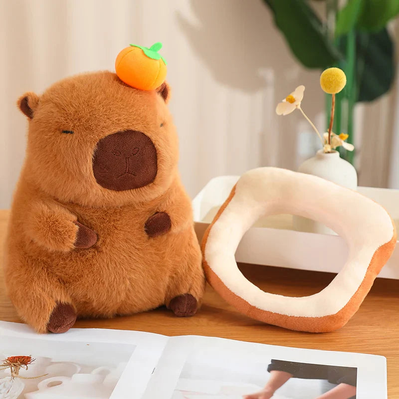 Plüschtiere Capybara Schildkröte – Weiche Plüschfamilie für Kinder und Sammler