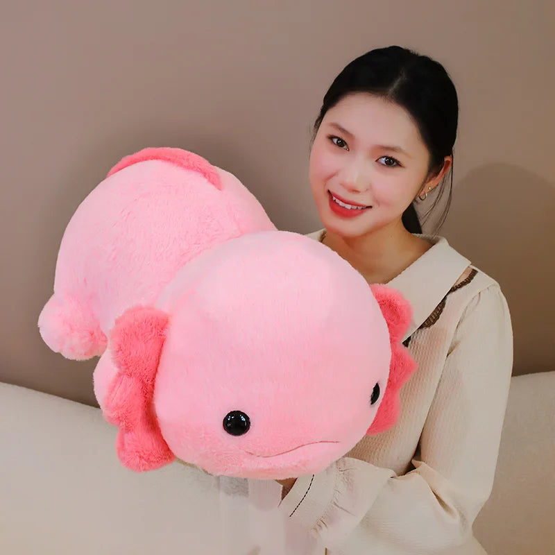 Axolotl Plüschfigur – Niedlicher, weicher Axolotl Kuscheltier für Kinder