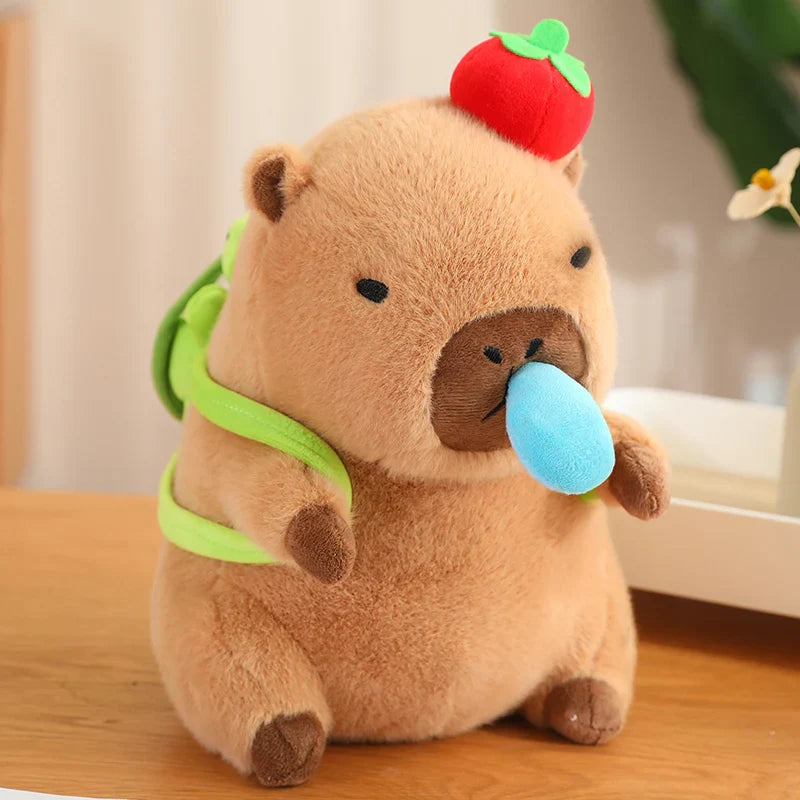 Plüschtiere Capybara Schildkröte – Weiche Plüschfamilie für Kinder und Sammler