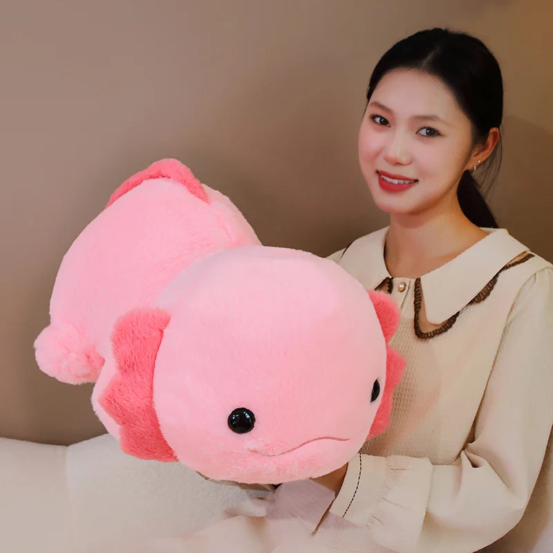 Axolotl Plüschfigur – Niedlicher, weicher Axolotl Kuscheltier für Kinder