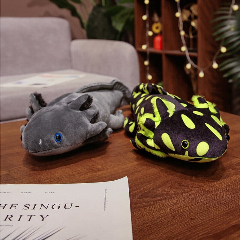 Kawaii Axolotl Plüschfamilie – Lebensechte Plüschtiere für Kinder und Sammler