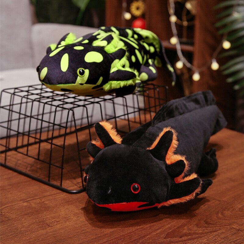 Kawaii Axolotl Plüschfamilie – Lebensechte Plüschtiere für Kinder und Sammler