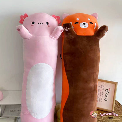 Plüschtiere – Kuschelige Roter Panda Axolotl Capybara Spielzeug für Kinder